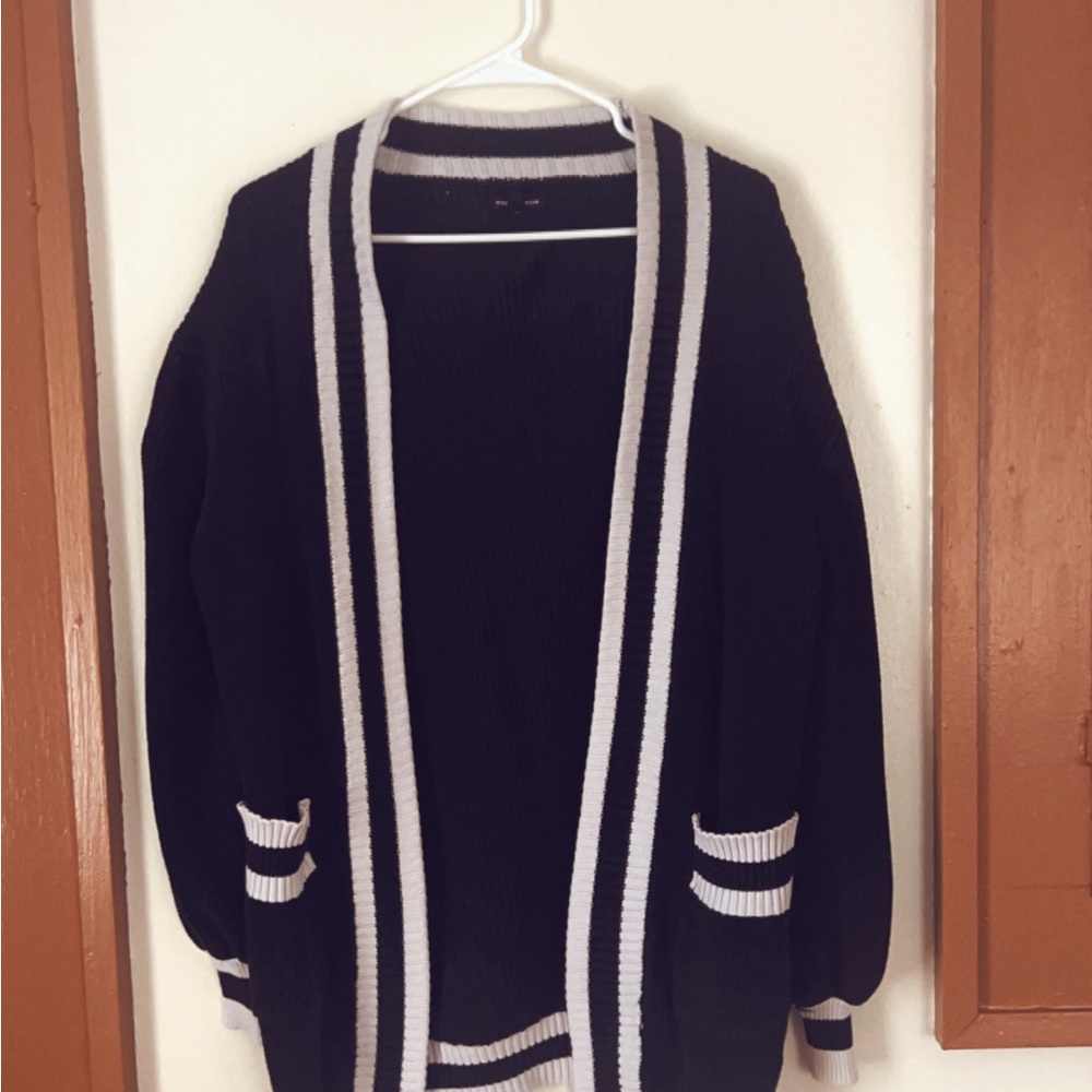Black and White Cardigan